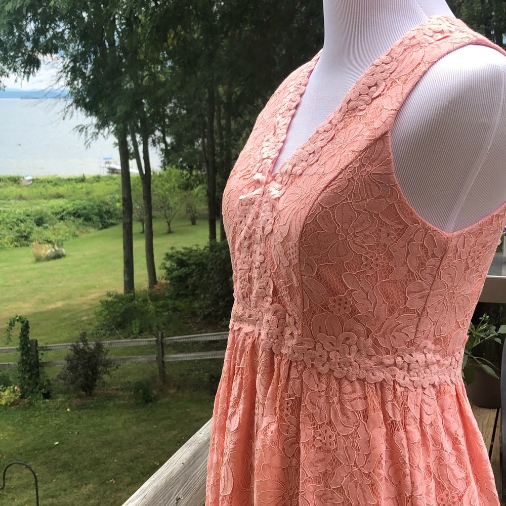 strapless open back dress Cute V Neck Fluffy Pink Long Prom Dress, Pink Formal Graduation Evenin –  abcprom